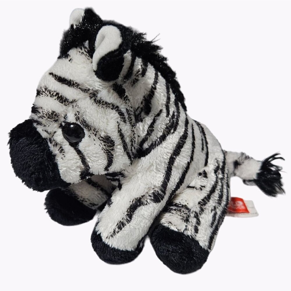 Wild Republic Zebra 5 inch Mini Plush Black White Striped Stuffed Animal Toy